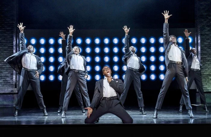 The cast of Ain't Too Proud in the West End