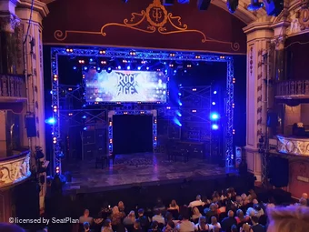 New Wimbledon Theatre Dress Circle B21 view from seat photo