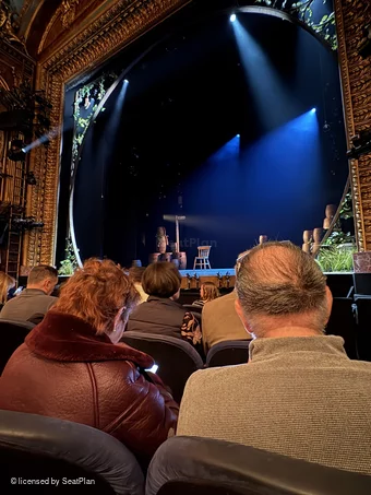Theatre Royal Haymarket Stalls E1 view from seat photo
