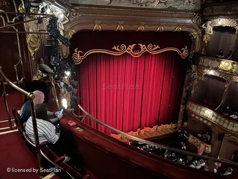 Apollo Theatre Grand Circle C25 view from seat photo