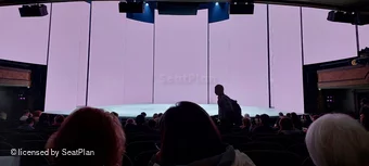 Nederlander Theatre Orchestra O106 view from seat photo