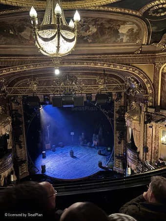 Theatre Royal Haymarket Upper Circle C14 view from seat photo