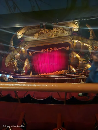 Apollo Theatre Balcony F18 view from seat photo