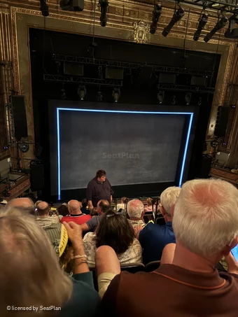 Nederlander Theatre Mezzanine J5 view from seat photo