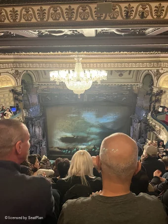 Sondheim Theatre Grand Circle H13 view from seat photo