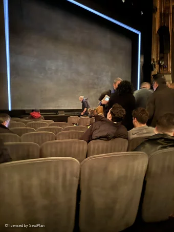 Nederlander Theatre Orchestra J9 view from seat photo