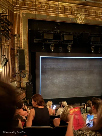 Nederlander Theatre Mezzanine F7 view from seat photo