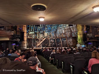Nederlander Theatre Orchestra P1 view from seat photo