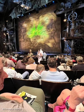 Gershwin Theatre Orchestra G12 view from seat photo