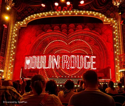 Piccadilly Theatre Stalls H12 view from seat photo