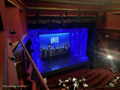 Adelphi Theatre Upper Circle A32 view from seat photo