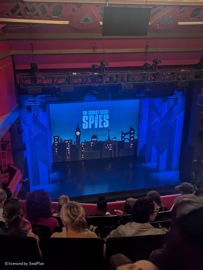 Adelphi Theatre Upper Circle F29 view from seat photo