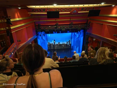 Adelphi Theatre Upper Circle G25 view from seat photo