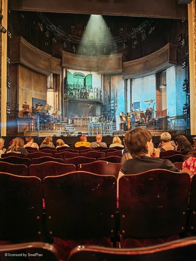 Lyric Theatre Stalls K15 view from seat photo