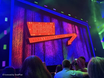 Prince Edward Theatre Stalls D28 view from seat photo