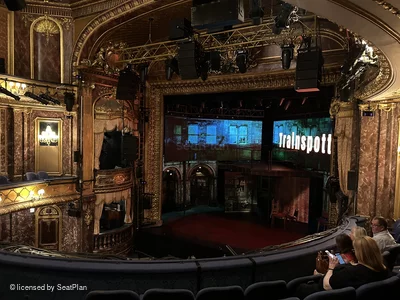 Theatre Royal Haymarket Royal Circle E3 view from seat photo