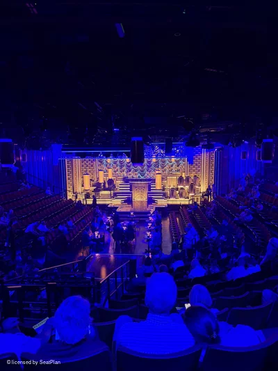 Circle in the Square Theatre Orchestra K106 view from seat photo