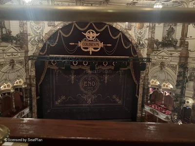 London Coliseum Balcony A27 view from seat photo