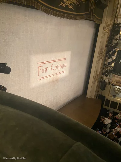 Wyndham's Theatre Grand Circle Box 8 1 view from seat photo